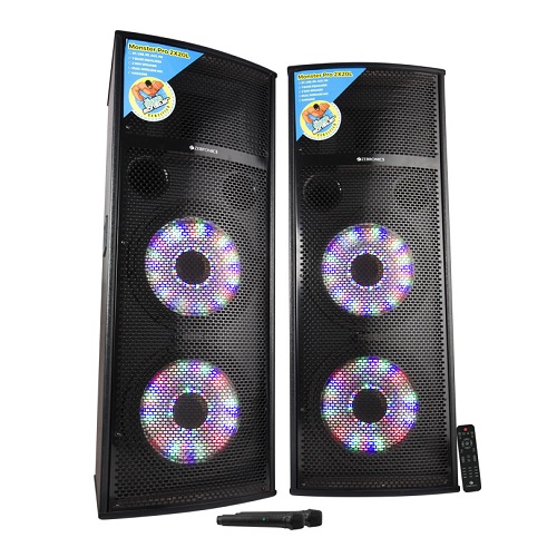 Zebronics 2.0 DJ Speaker With 2 MIC Monster Pro 2X20L